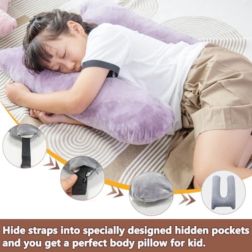 The MIDDLE One Travel Pillow for Kids and Adults