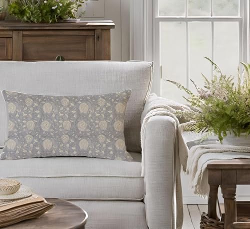 Cozy Floral Throw Pillow Cover for Home Garden