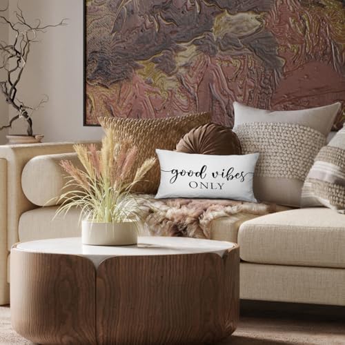 Mental Health Pillow Cover Good Vibes Only Symphonic Space Flux