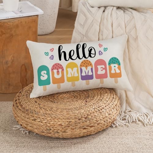 TAJWE Hello Summer Pillow Cover