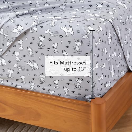 Berkshire Blanket Peanuts Kids Sheet Set Full 4 Piece