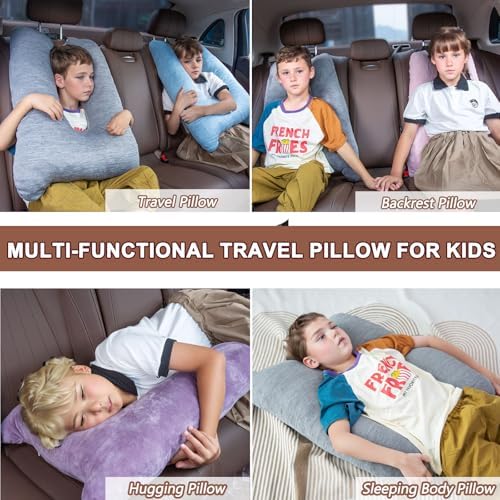 The MIDDLE One Travel Pillow for Kids and Adults