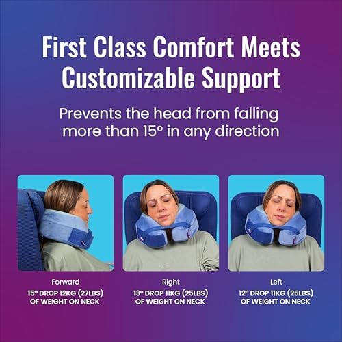 CabeauEVOLUTION EARTH DELUXE 360 HEADNECKCHEST SUPPORT PILLOW - WASHABLE COMPACT ECO FRIENDLY TRIP PILLOW