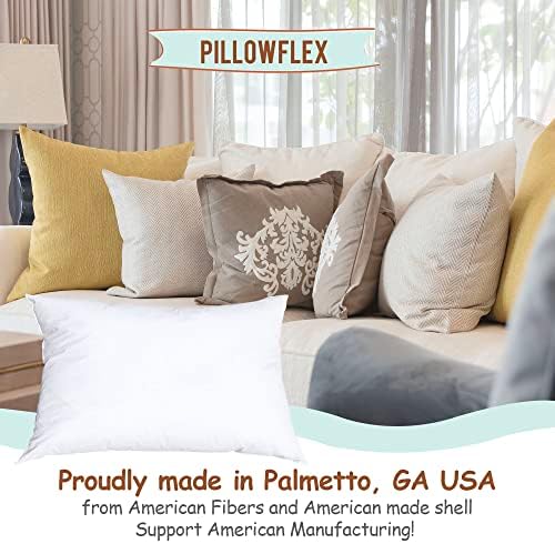 Pillowflex Synthetic Down Pillow Insert - Ultra Soft 12x40