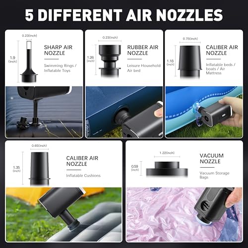 Compact Portable Air Pump for Inflatables