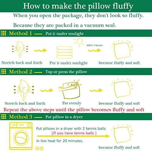 Premium Hypoallergenic Throw Pillow Insert