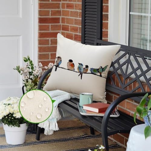 Weatherproof Outdoor Pillow Cover for Couches and Patios