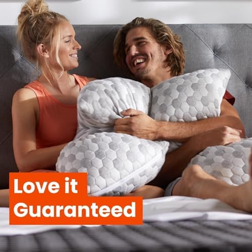 Adjustable Cooling Kapok Pillow for Head and Neck Support Queen
