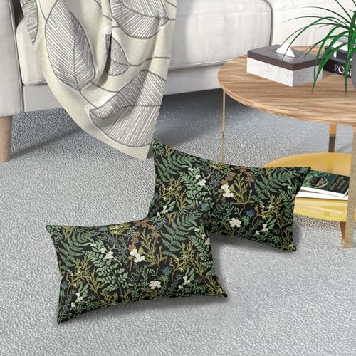 Botanical PRINT Floral Pillow Covers Set of 2