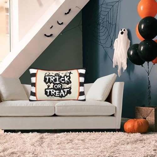 FJTP Halloween 12x20 Lumbar Pillow Cover