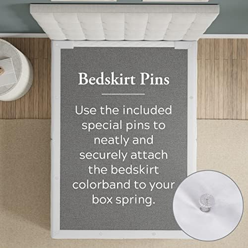 Never Lift Queen Bed Skirt