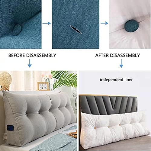 Sturdy Triangular Headboard Pillow for Relaxing