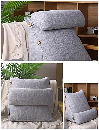 Premium Triangular Car Lumbar Pillow for Back Support Reading
