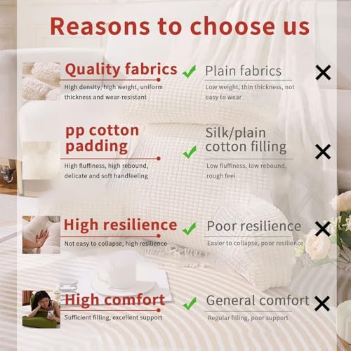 Luxurious Reading Pillow with Back Support for Relaxing