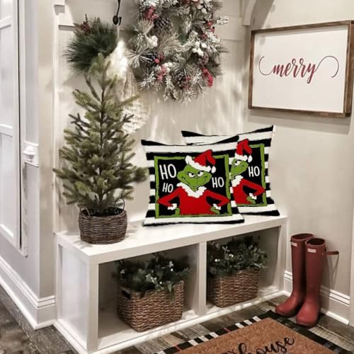 RABUSOFA Christmas Pillow Cover 16x16