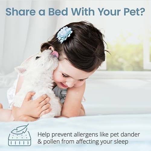 SafeRest Waterproof Queen Mattress Protector with Stretchable Pockets