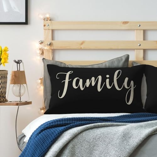 NIDITW - Inspirational Pray Multi-Use 12x20 Beige Cotton Linen Pillow Cover