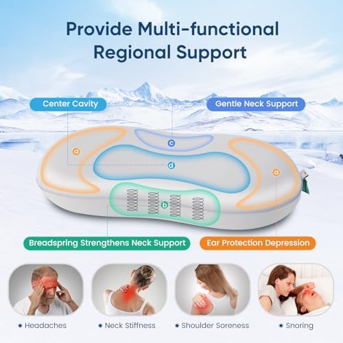 Elegear Cooling Neck Pillow for Sleep