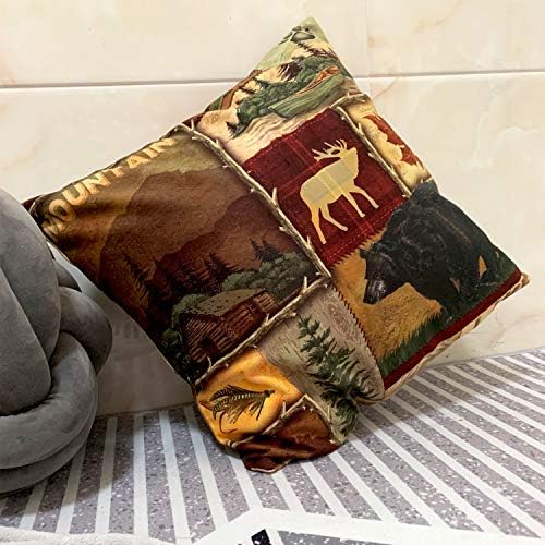 Set of 2 Square 18x18 Inch Throw Pillow Covers