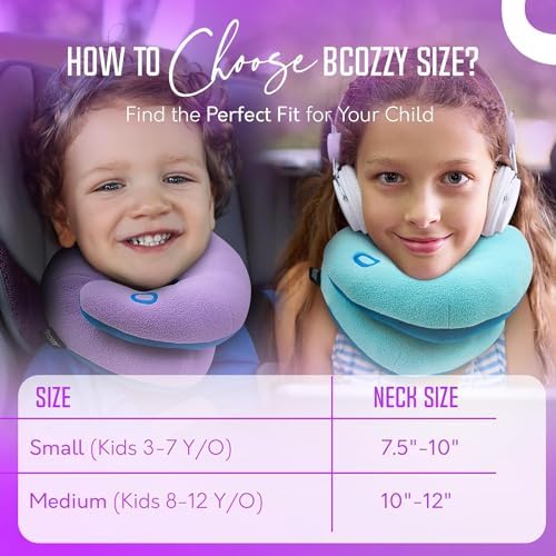 BCOZZY Kids Travel Pillow - 10 Words Maximum