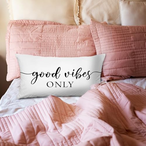 Mental Health Pillow Cover Good Vibes Only Symphonic Space Flux