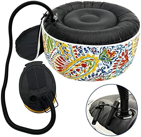 Durable Inflatable Pump YellowBlack