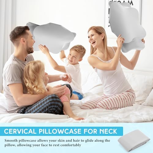 Hahafelt Cooling Cervical Pillowcase Perfect Support for Neck