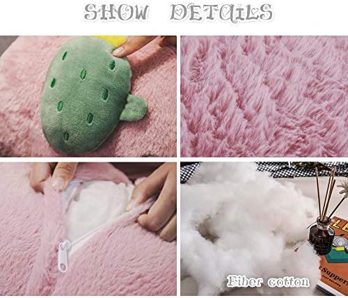 RUYII Stuffed Cloud Bed Pillow Pink - 120x55cm
