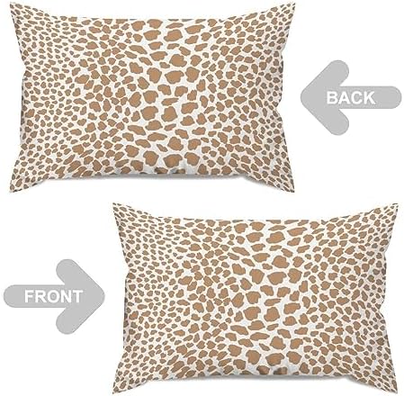 12x18 Animal Skin Leopard Print Pillow Cover with Zipper