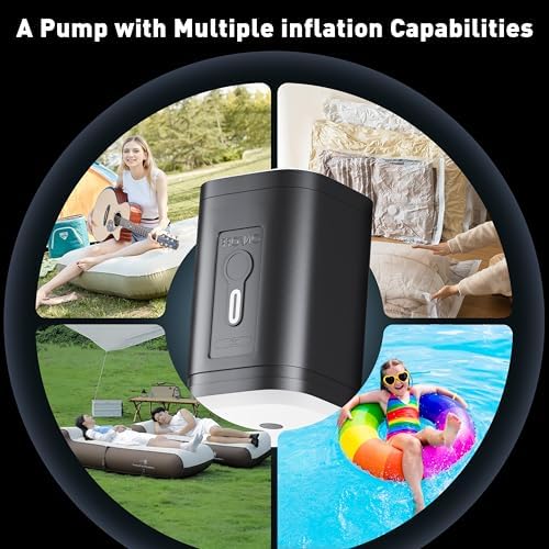 Compact Portable Air Pump for Inflatables