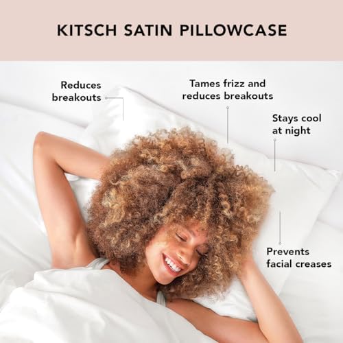 Select Luxury Satin PillowCase with Zipper Ivory