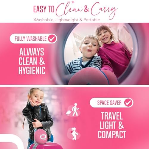 BCOZZY Kids Travel Pillow - 10 Words Maximum