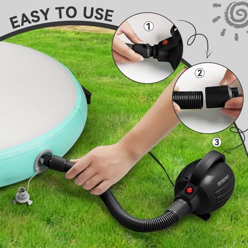 LCD 600W Air Pump for Inflatable Mattress and More