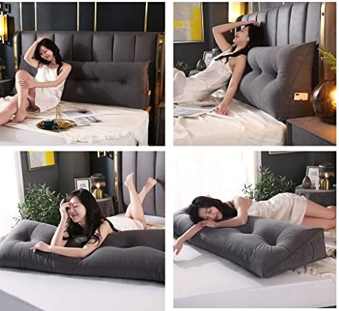 Sturdy Triangular Headboard Pillow for Relaxing