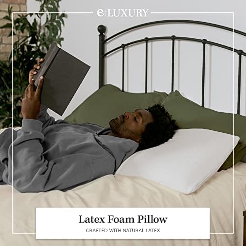 Luxury King-Size Latex Pillow with 100 Cotton Cover