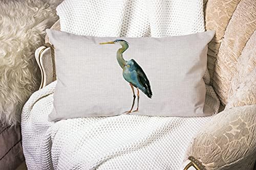 Stylish Heron Pillow Cozy Sofa Decor