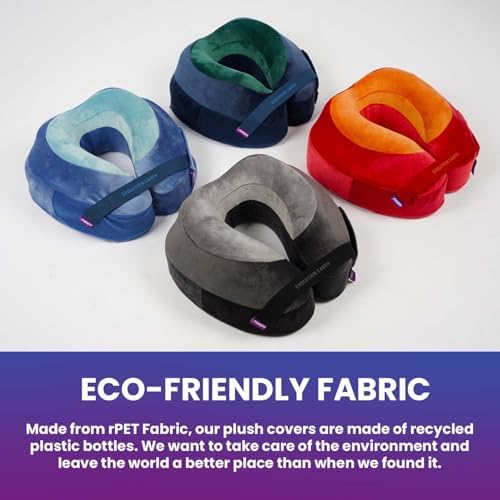 CabeauEVOLUTION EARTH DELUXE 360 HEADNECKCHEST SUPPORT PILLOW - WASHABLE COMPACT ECO FRIENDLY TRIP PILLOW
