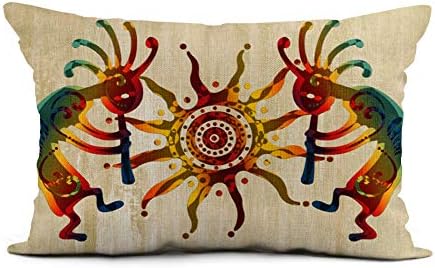 Natural Linen Throw Pillow Cover 12x20