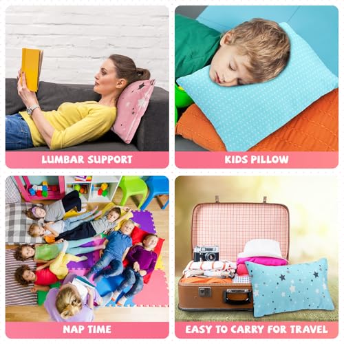 Kigley 6 Pack Mini Travel Pillows for Kids and Dogs