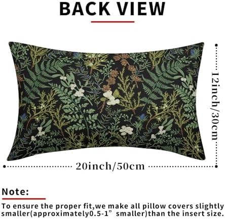 Botanical PRINT Floral Pillow Covers Set of 2