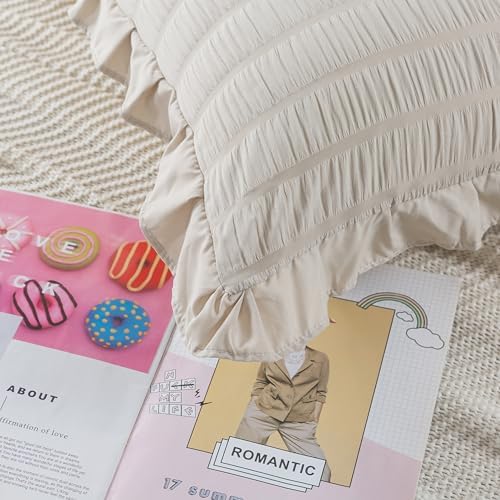 Premium Seersucker Body Pillowcase - Soft Wrinkle-Resistant Boho-Style Bedding