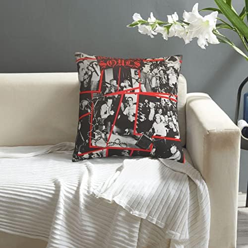 18x18 Throw Pillow Covers Bouncing Rock Souls Band