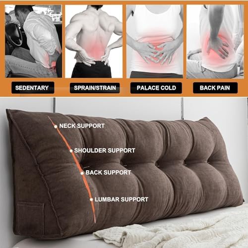 Adjustable Back Support Pillow for Reading Bed Rest