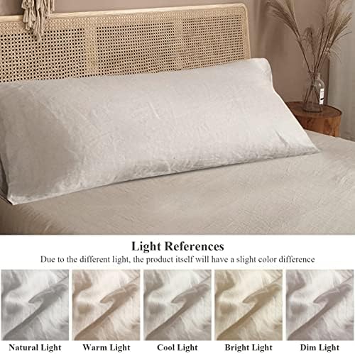 HYPRESTFrench Linen Body Pillow Cover