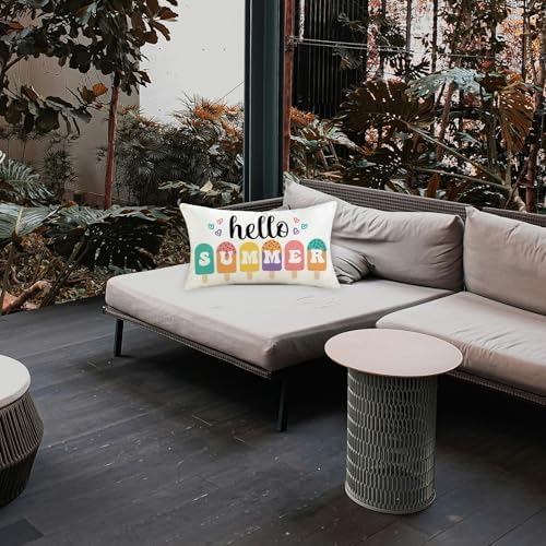 TAJWE Hello Summer Pillow Cover