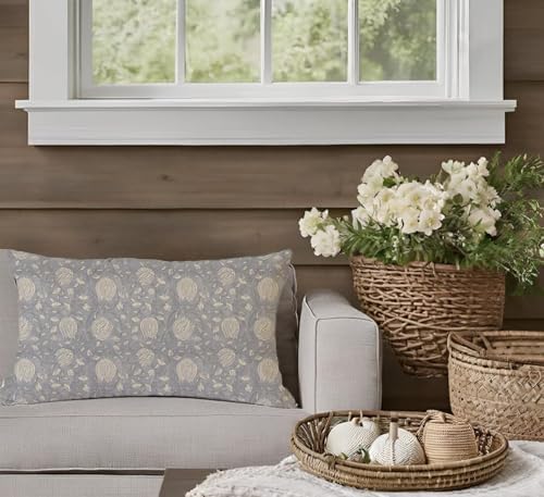 Cozy Floral Throw Pillow Cover for Home Garden