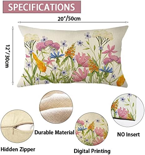 OgiseleStyle Nature-Inspired Summer Cushion Cover Set