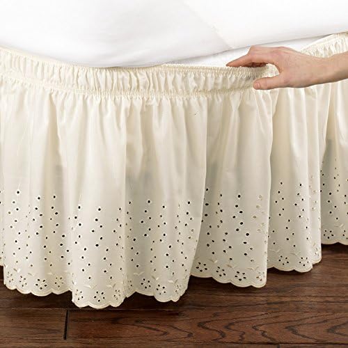 Elegant Floral Bed Skirt