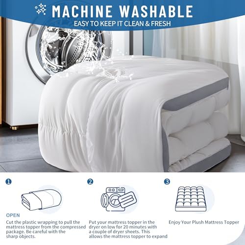 Cooling Memory Foam Toppers for King Mattress
