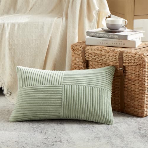Fancy Homi Sage Green 12x20 Pillow Case